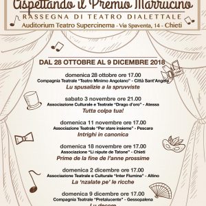 Rassegna di Teatro Dialettale “ASPETTANDO IL PREMIO MARRUCINO”