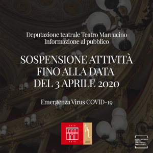 Sospensione attività fino al 3 aprile