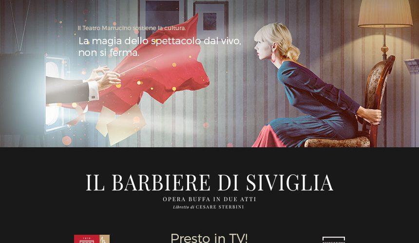 Il Teatro Marrucino a casa tua con Il Barbiere di Siviglia Il Teatro Marrucino a casa tua con Il Barbiere di Siviglia