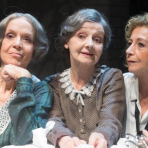 Incontro con Lucia Poli, Milena Vukotic, Marilu Prati e gli altri interpreti di Sorelle Materassi